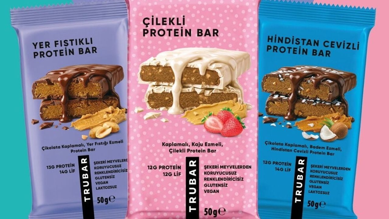 Tatlı lezzet ve yüksek protein sunan TRUBAR artık Türkiye'de