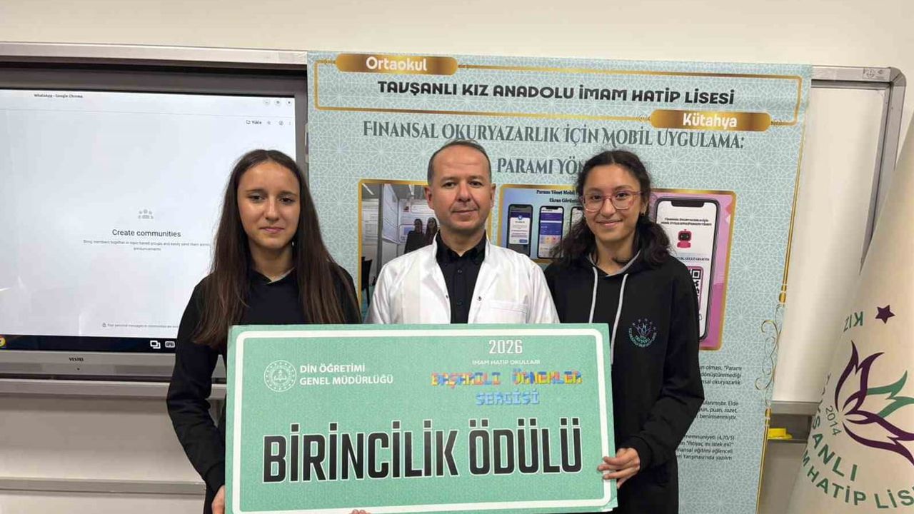 Tavşanlı'dan finansal okuryazarlık başarısı: Paramı Yönet Türkiye birincisi