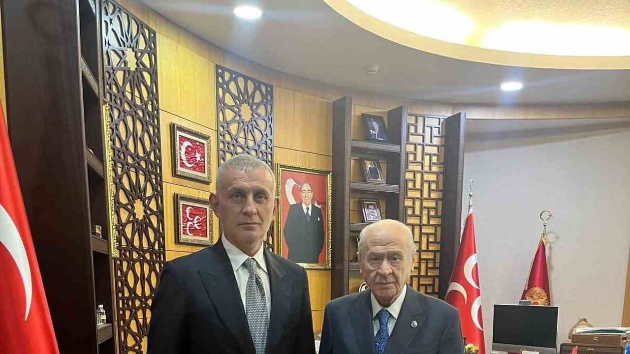 TFF başkanı Hacıosmanoğlu'ndan Bahçeli'ye ziyaret