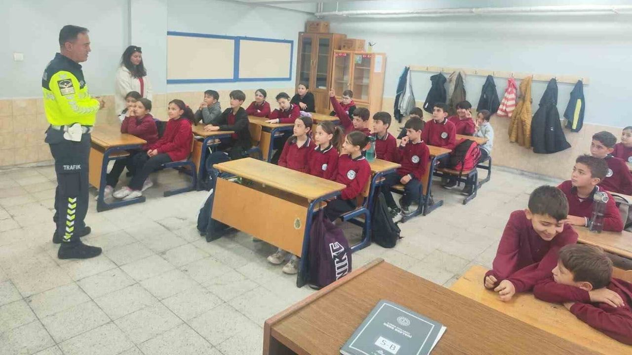 Tınaztepe'de 29 öğrenciye trafik bilinci aşılandı