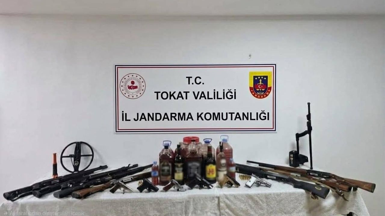 Tokat'ta kaçak silah ağı çökertildi: 29 şüpheli hakkında işlem başlatıldı