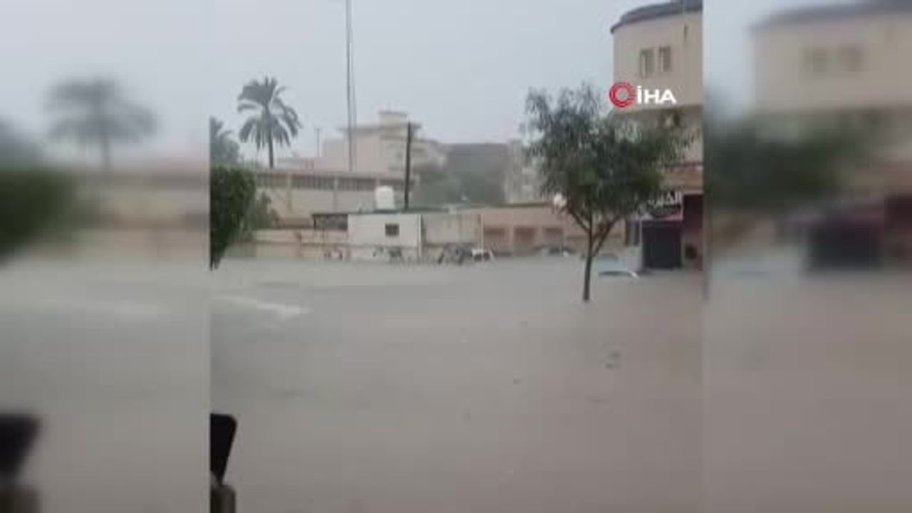 Trablus’ta sağanak kısa sürede felakete dönüştü: iki kişi yaşamını yitirdi