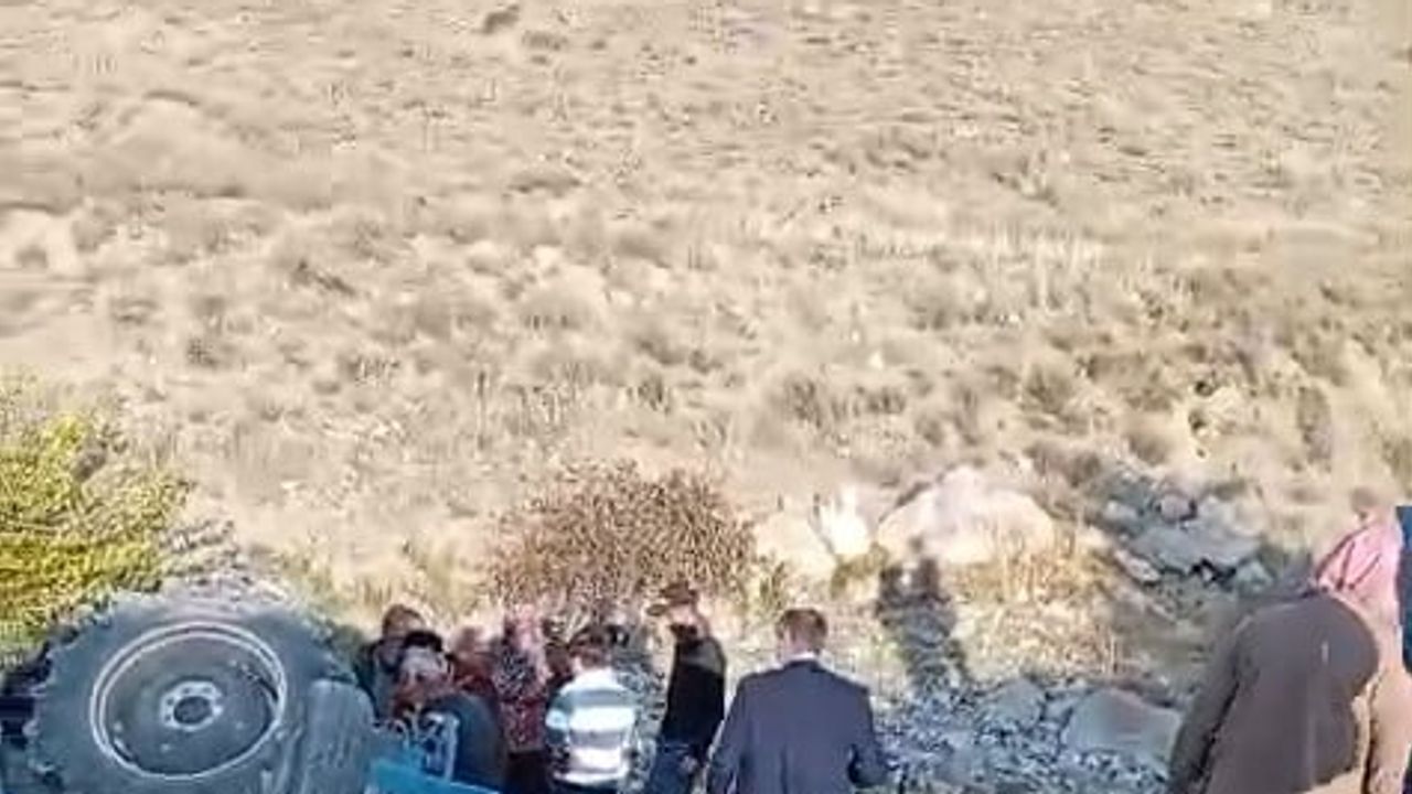 Traktör devrildi, Niğde Hacıbeyli'de sürücü ağır yaralandı