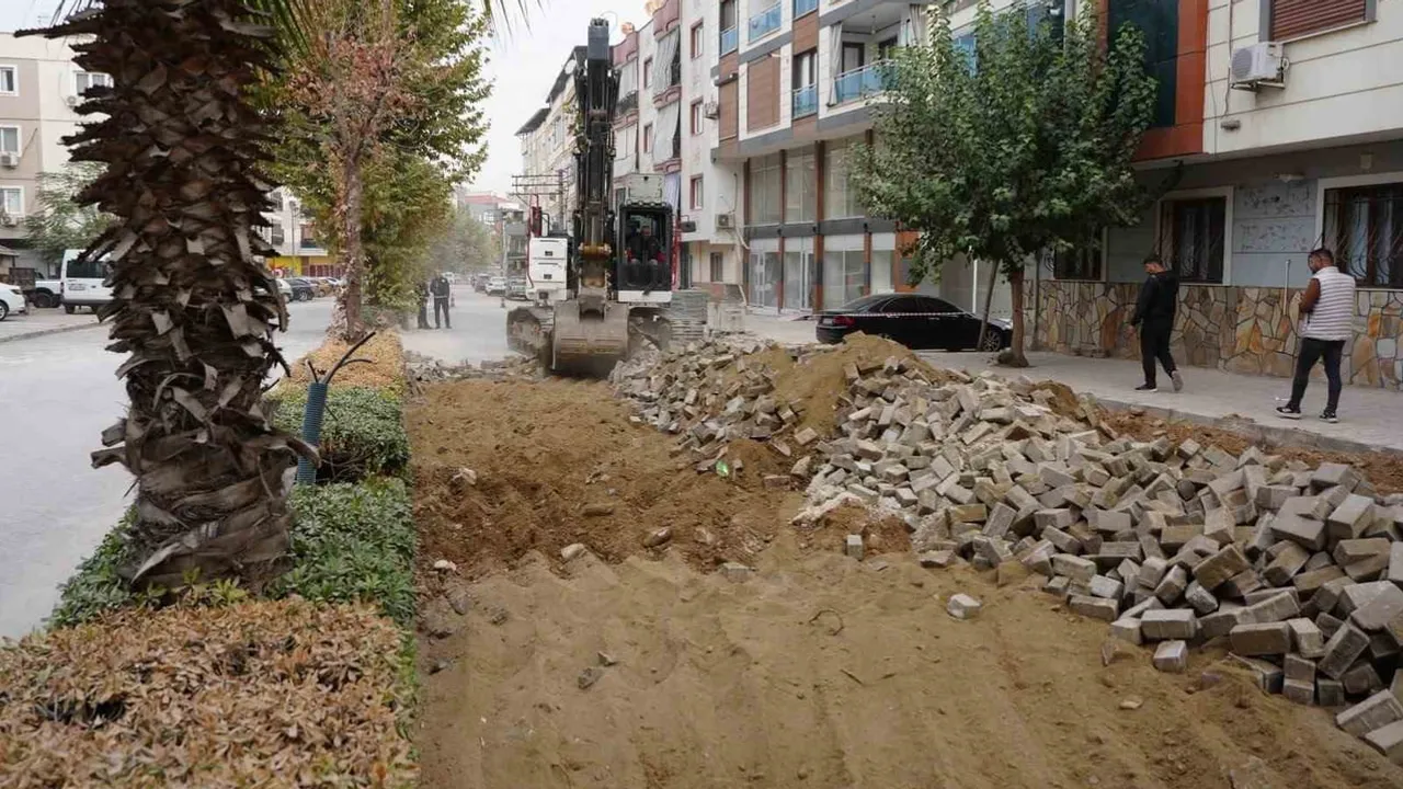 Turgutlu'da Kervan Yolu prestij caddesine dönüşüyor