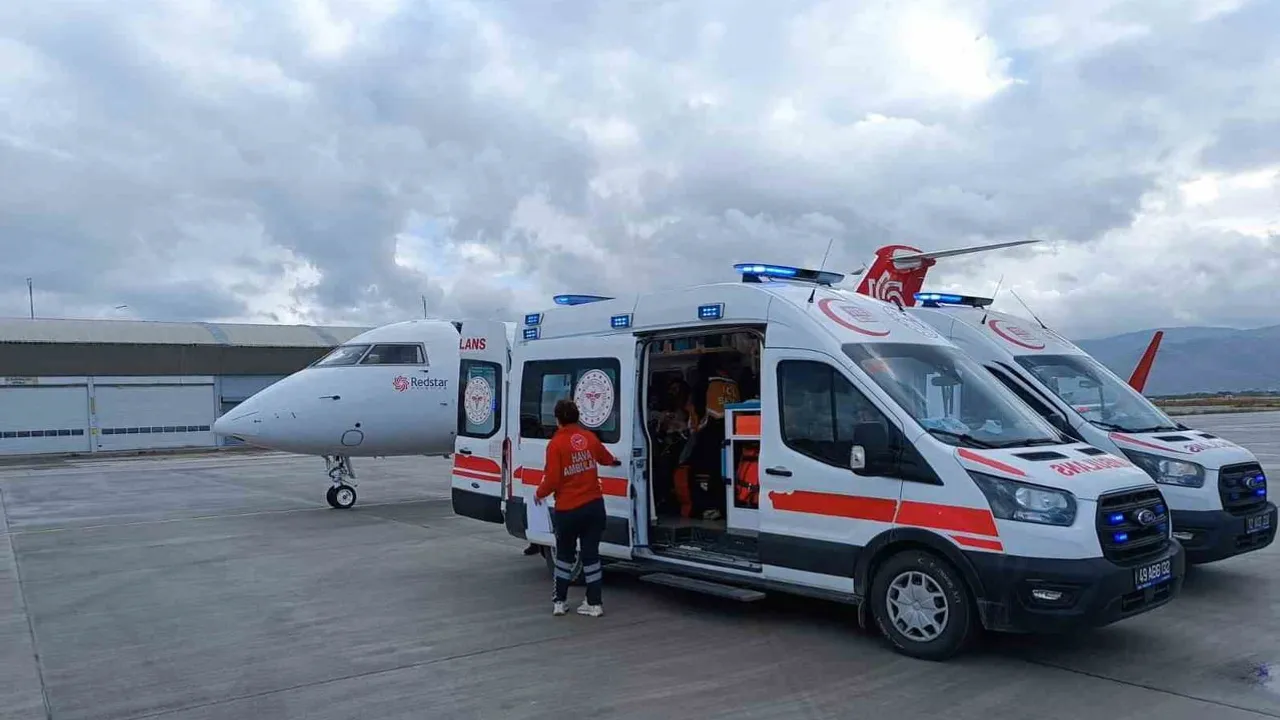 Uçak ambulansla İstanbul'a sevk: 20 haftalık Ertuğrul için sağlık koridoru
