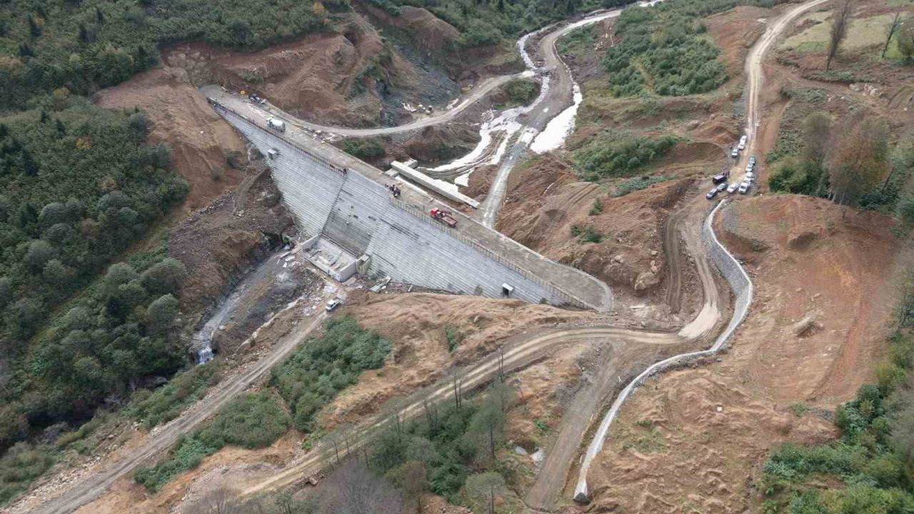 Uçarsu göleti trabzonun içme suyu ve turizm potansiyelini güçlendiriyor