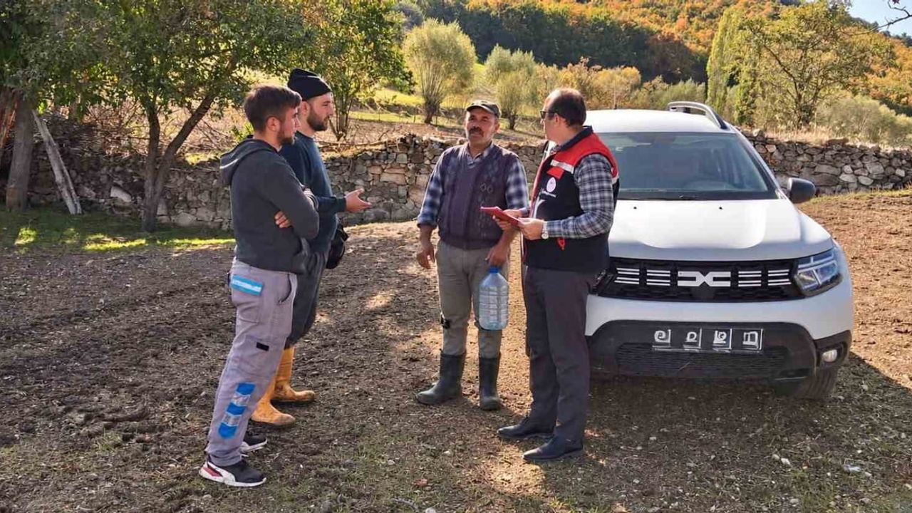 Üretimde kalite ve verim için İscehisar'da saha çalışmaları yoğunlaşıyor