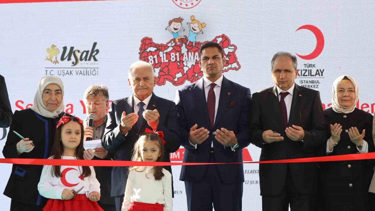 Uşak'ta geleceğe yatırım: şükrü özdilek kızılay anaokulu açıldı