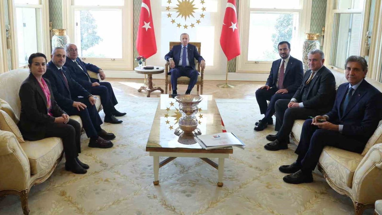 Vahdettin Köşkü'nde Şile belediye başkan vekili kabulü
