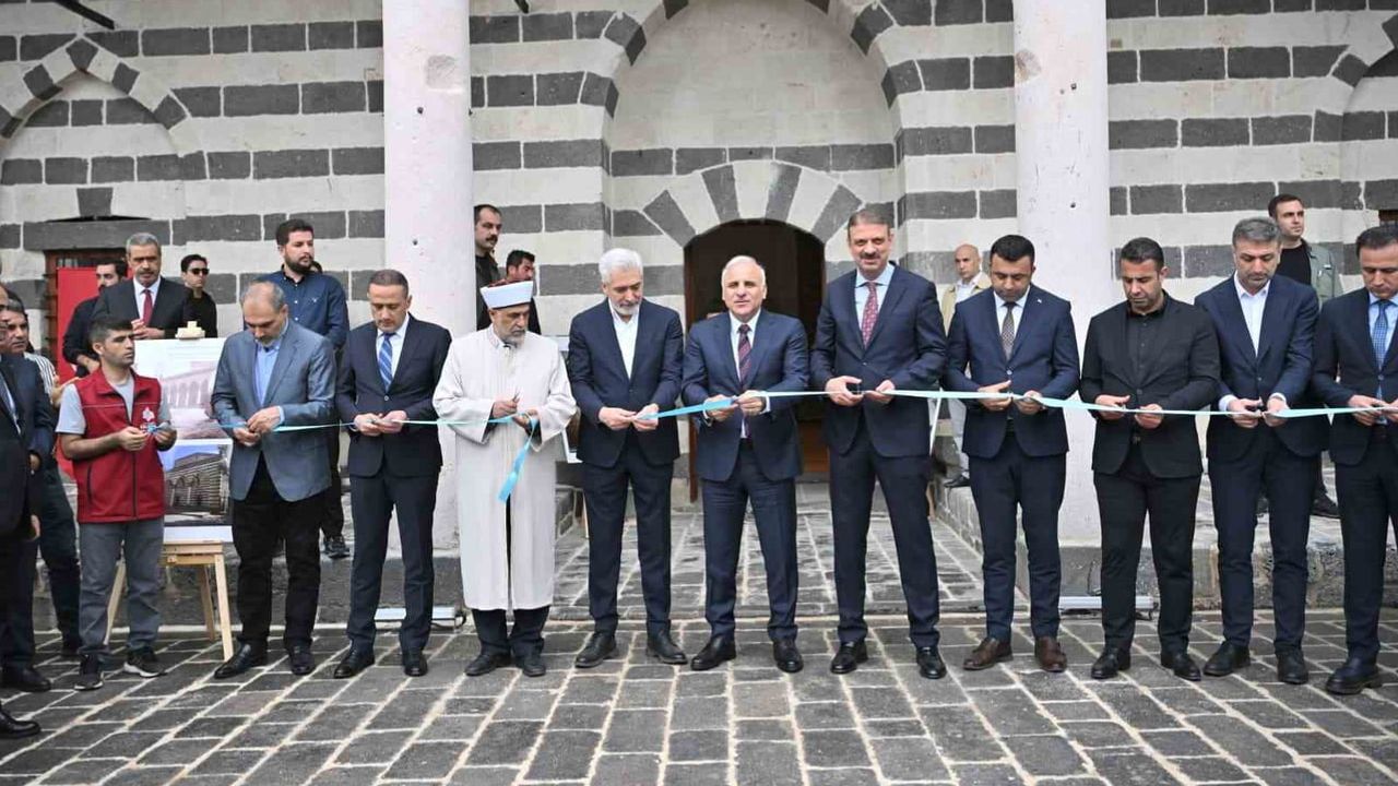 Vakıf eserleri restorasyonla yenilendi, Sur Ali Paşa Camii'nde toplu açılış yapıldı