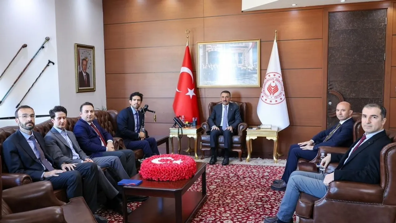 Vali Hacıbektaşoğlu kurumlar arası iş birliği için heyeti kabul etti