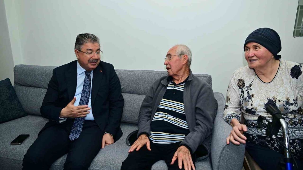 Vali Yılmaz'ın ev ziyareti yaşlılara vefa ve destek mesajı