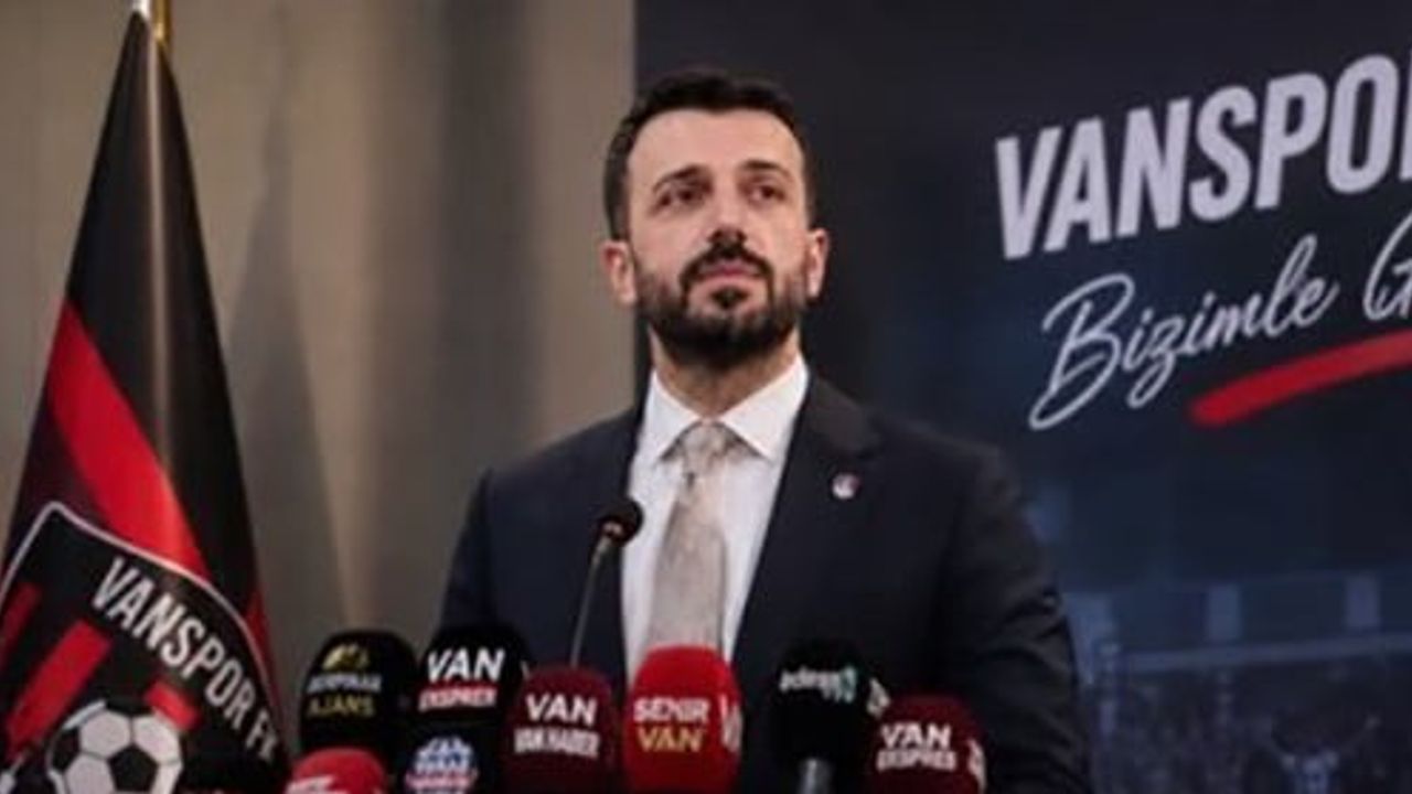 Vanspor başkanı İlhan'dan bahis soruşturmasına ilişkin açıklama