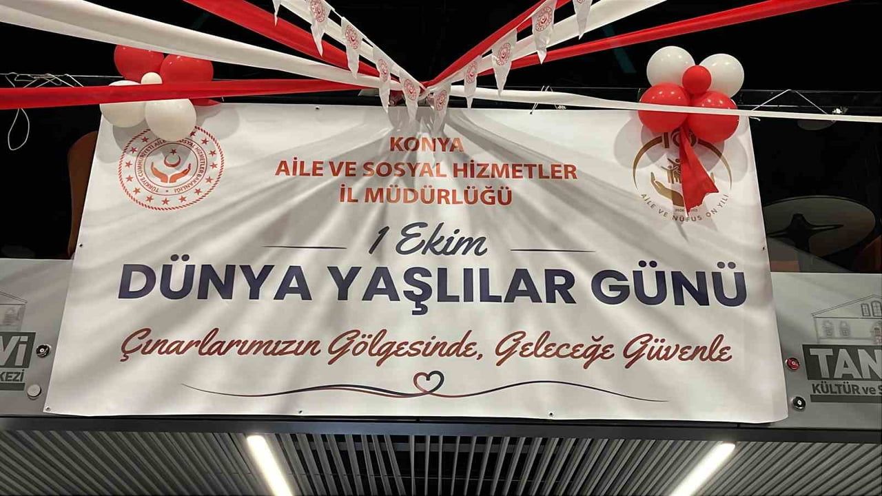 Vefa ve saygı ön planda: Konya'da Dünya Yaşlılar Günü programı