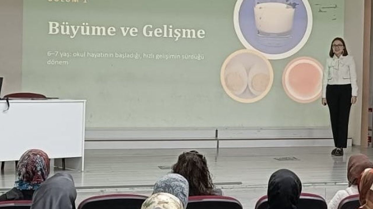 Velilere çocukların çantasında sağlıklı beslenme alışkanlığı kazandırma eğitimi