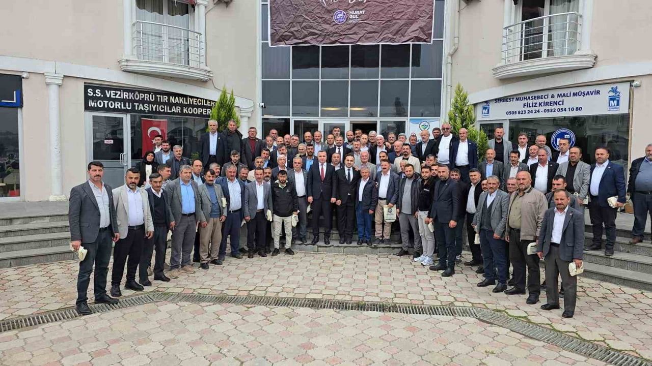 Vezirköprü'de muhtarlarla protokol mahalle taleplerini masaya yatırdı