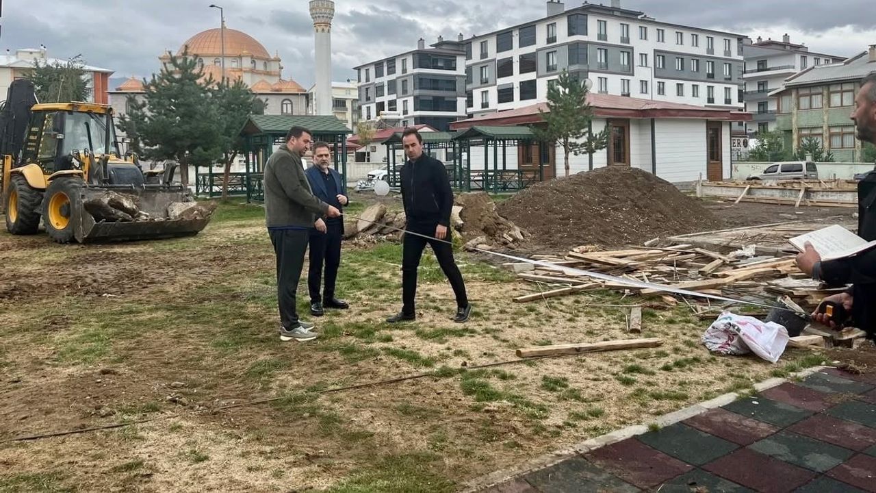Yakutiye'de yeşil dönüşüm: belediye sahada yeni sosyal alanlar inşa ediyor