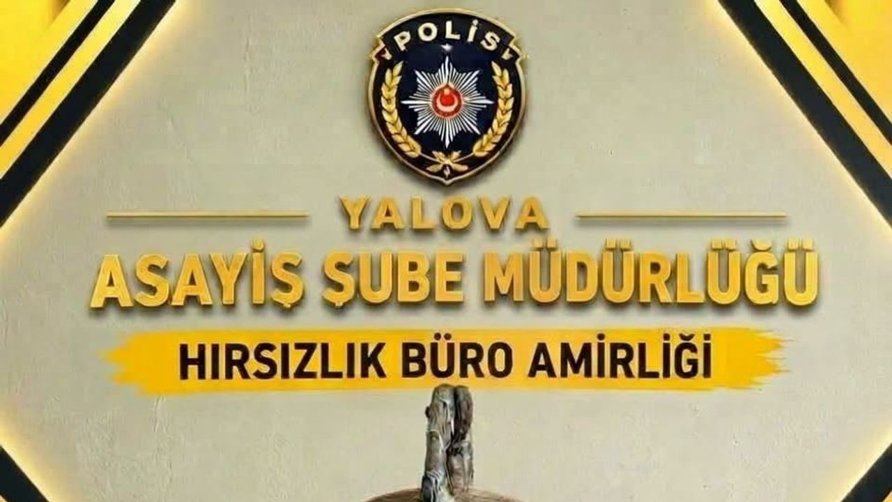 Yalova'da 37 yıllık Japon Barış Çanı iade edildi, iki zanlı tutuklandı