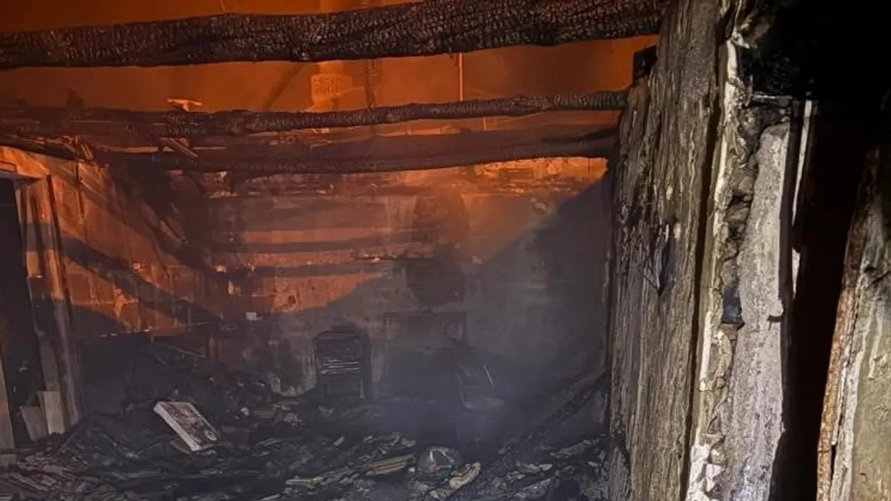 Yangında annesinin ardından oğlu da hayatını kaybetti