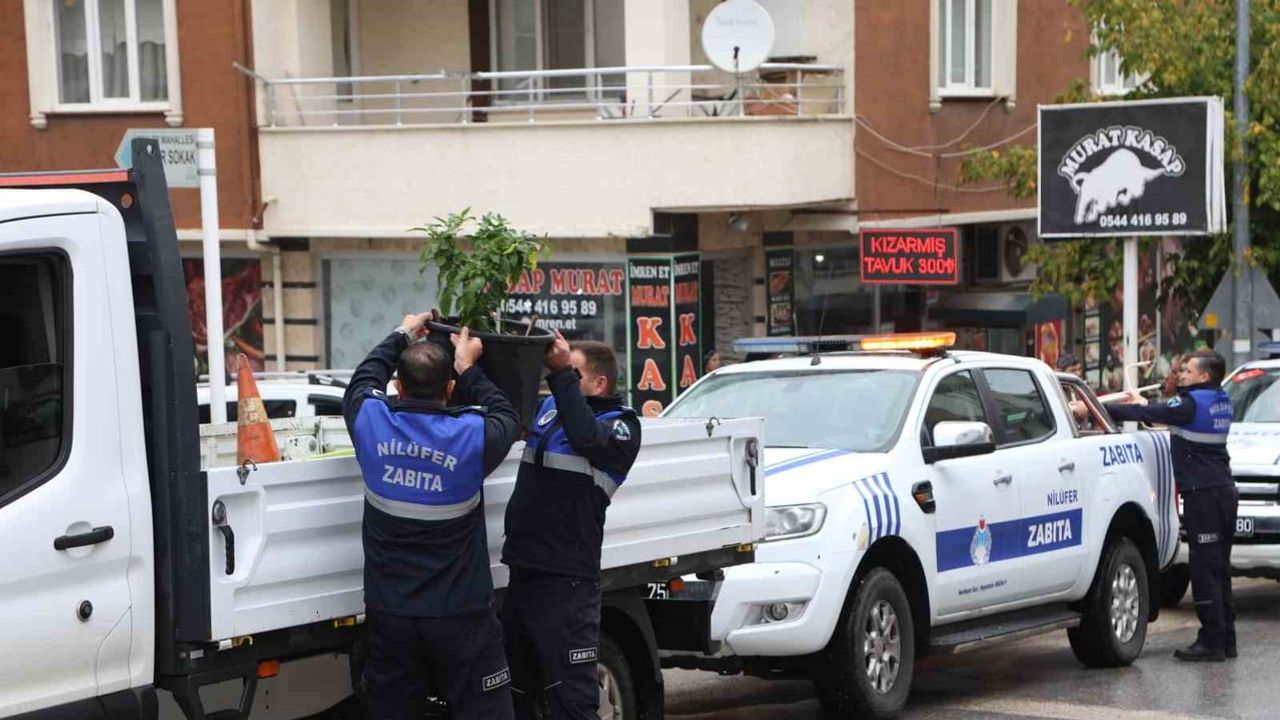 Yaya yollarına öncelik: Nilüfer'de kaldırım ve reklam engelleri kaldırıldı