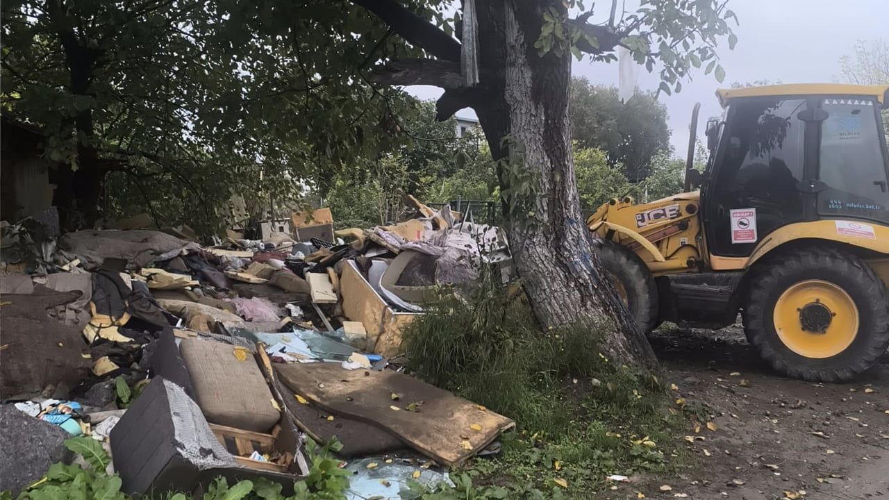 Yaylacık'ta çevre düzeni için 4 konar göçer çadırı kaldırıldı