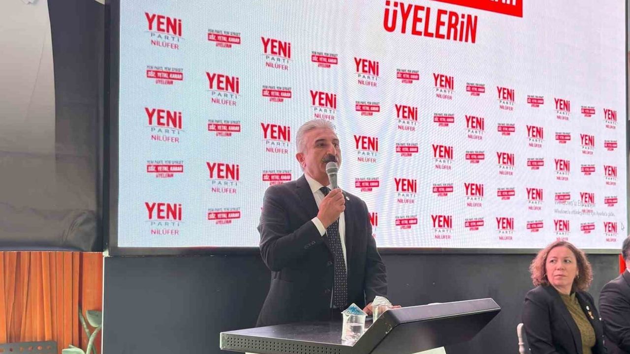 Yeniden aday: Bursa'da Yeni Parti il başkanlığı için Nihat Yeşiltaş