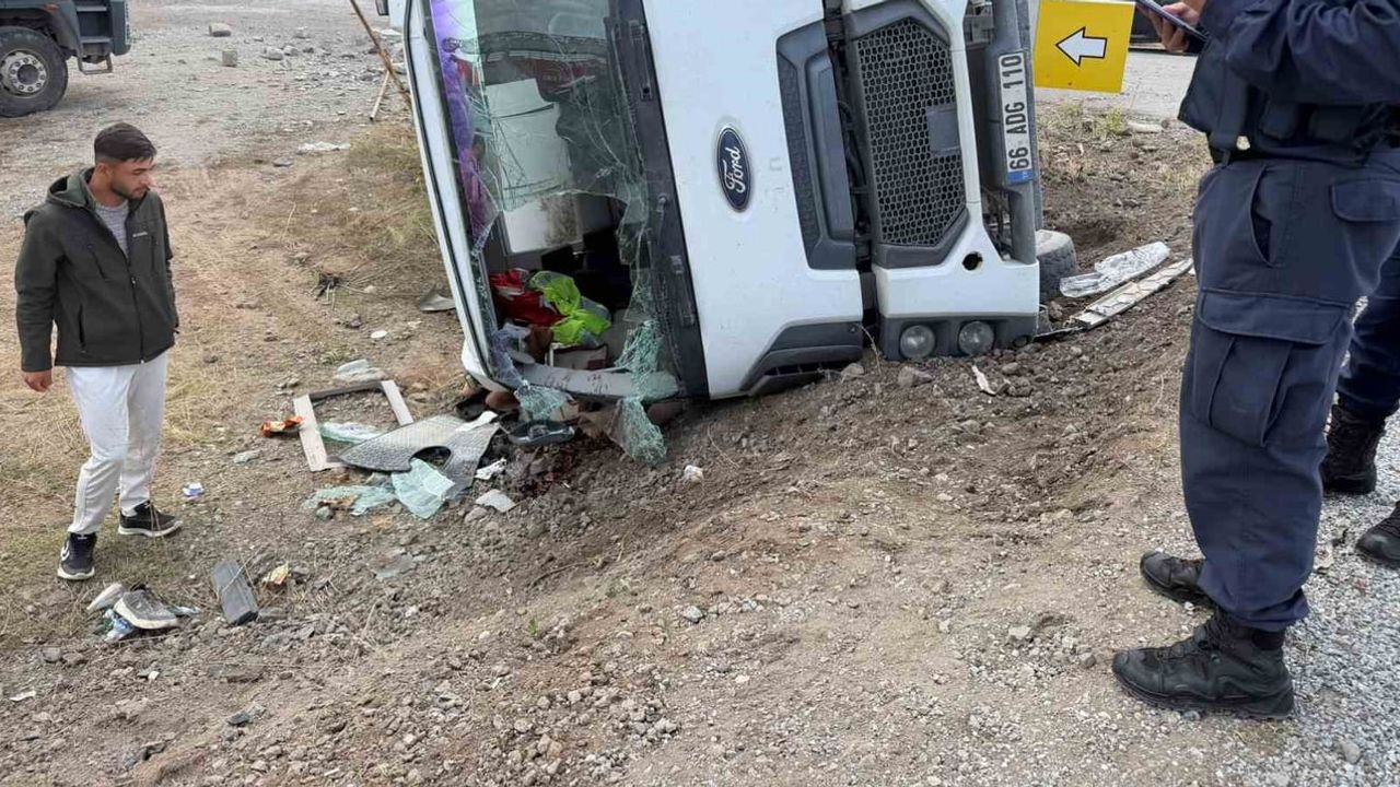 Yozgat'ta mikser metrelerce sürüklendi