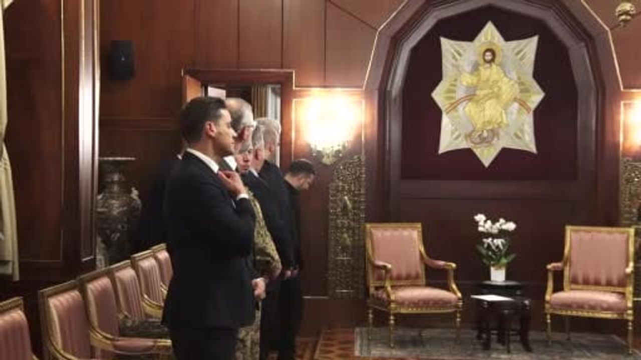 Zelenskiy İstanbul'da Aziz George Katedrali'ni ziyaret etti, patrik Bartholomeos ile kapalı görüşme gerçekleştirdi