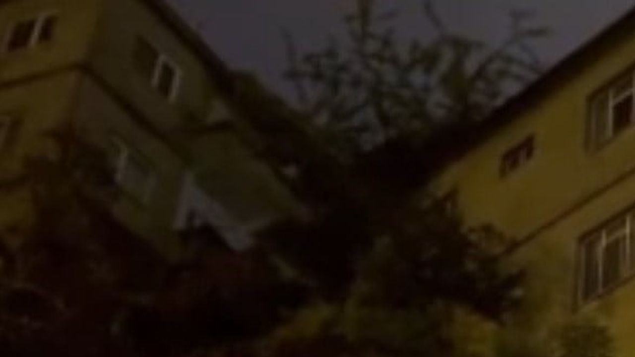 Zonguldak'ta çöken binanın yıkılmadan önceki görüntüleri ortaya çıktı