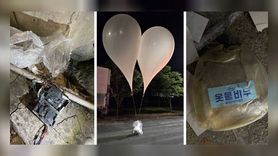 Güney Kore isyan etti: Kuzey Kore arka arkaya çöp balonu gönderiyor! 