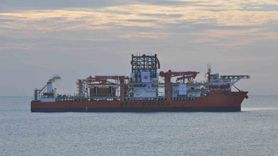 Türkiye’nin 6’ıncı sondaj gemisi West Dorado Mersin Taşucu Limanı’na demirledi