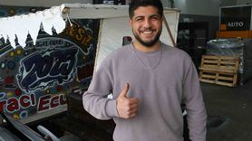 Diyarbakır’da 'Taş Devri' esinli ahşaptan araç: Modifiye tutkunlarından düzenlemelere vurgu