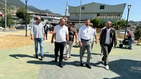Başkan Çetinkaya tema parklardaki çalışmaları yerinde inceledi