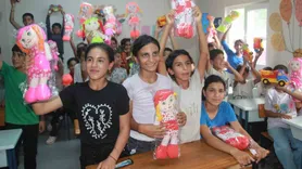 Hasat alanında çocuklara neşe: YEDAŞ'ın 'Bir Avuç Fındık, Bir Kucak Mutluluk' etkinliği
