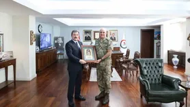 Samsun'dan Tekirdağ 5. Kolordu komutanlığına veda ziyareti