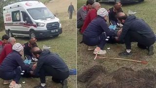 Ayı saldırısından komşularının tüfeğiyle kurtuldu
