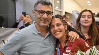 Olimpiyat İkincisi Şevval İlayda Tarhan Ankara'ya Döndü
