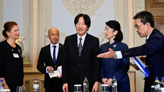 Japonya Veliaht Prensi ve Prensesi, İstanbul'da Türk Japon Topluluğuyla Buluştu