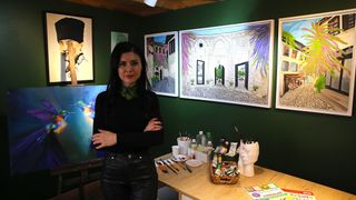 Hatay Kültür ve Sanat Çarşısı, Depremzede Ressam Derya Tatlıcı'ya Yeni Bir Başlangıç Sundurdu