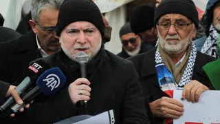 Kayseri'de İsrail'in Gazze Saldırılarına Protesto Düzenlendi