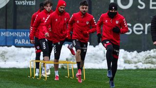 Samsunspor, Göztepe Maçına Hazırlıklarını Sürdürüyor