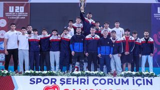 20 Yaş Altı Grekoromen Türkiye Güreş Şampiyonası Çorum'da Tamamlandı