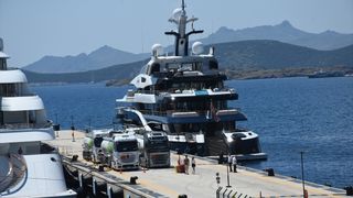 Bodrum'da Mega Yatlara Yakıt İkmali Gerçekleştirildi