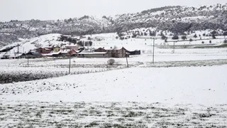 Kastamonu'da Nisan Ayında Kar Yağışı Etkisini Gösteriyor
