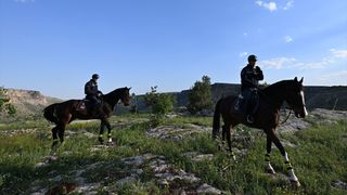Rumkale'de Jandarma Atlı Birlikleri Göreve Başladı