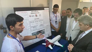 Aksu Uçak Bakım Teknolojisi Mesleki ve Teknik Anadolu Lisesi'nde TÜBİTAK 4006 Bilim Fuarı Düzenlendi