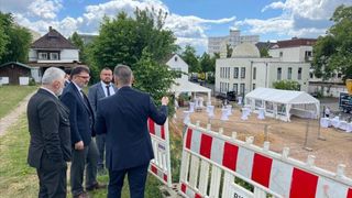 Almanya'da DİTİB Giessen Camisi ve Külliyesi'nin Temeli Atıldı