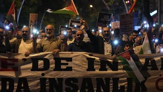 Ankara'da İsrail'in Gazze Saldırılarına Protesto Düzenlendi