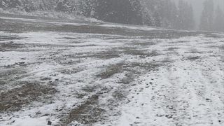 Ilgaz Dağı'nda Kar Yağışı Başladı