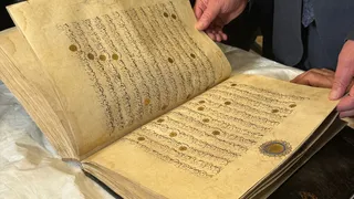 Karadağ'dan Türkiye'ye Getirilen Memlükler Dönemi Kur'an-ı Kerim Restore Edildi